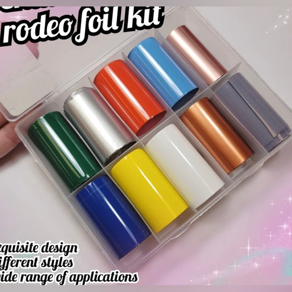 RODEO Nail Foil Kit 1/$15, 2/$25, 3/$30, 4/$35.$5 each additional! - Picture 1 of 2